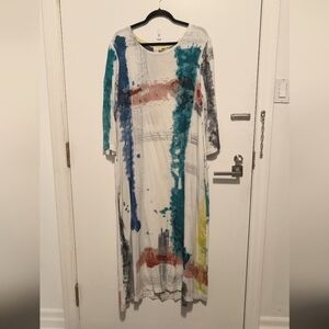 Osei Duro Nima Maxi Dress In Internet Baby Sz XL New!